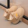 Classmates Children's Boots Boys Martin Baby Cotton Shoes Girls Winter New Fleece Warm Short Boots Snow Cotton Boots
