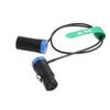HangTon Audio Cable Low Profile XLR 3-Pin Male To Female for Microphone Camera Sound Devices 888 633 Zaxcom Zoom Audio Recorder Blue 20 Inch
