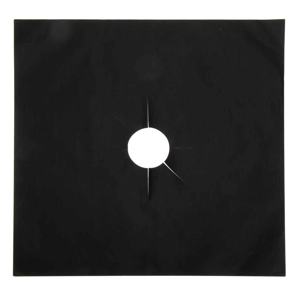

1/2/4pcs Stove Protector Cover Liner Non-Stick Aluminum Foil Dishwasher Safe Protective Foil Kitchen Accessories чорний