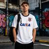 Retro Corinthians Fodboldtrøje Mænd Kvinder Løstsiddende Fodboldtrøje Sportstøj Afslappet Streetwear