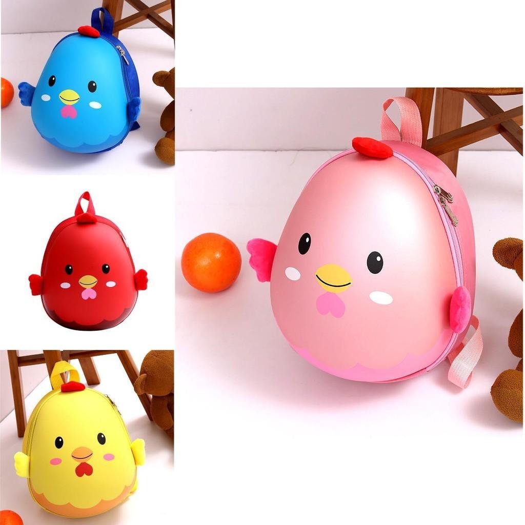 Adorable Cartoon Eggshell Backpack For Kids Ages 3-6 Boys And Girls Preschool Bag