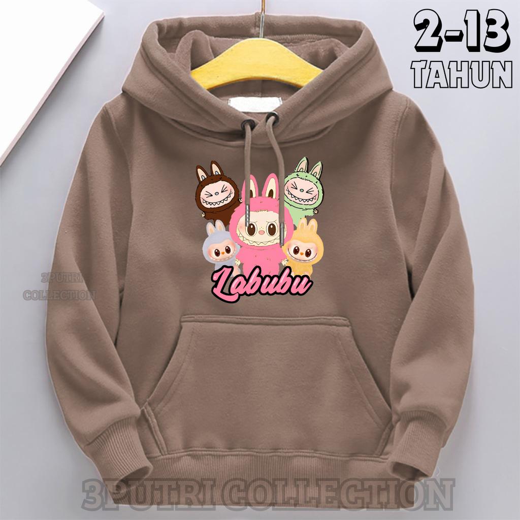 Children's Hoodie New Trendy Labubu Kids Cute Cartoon Casual Daily Hoodie 100-160cm Boys Girls