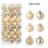 4CM Christmas Decoration Christmas Balls Hanging Xmas Tree Pendant for Home Party Decor 2025 New Year Navidad Gifts Ornaments