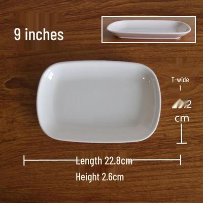 777 Food Grade Melamine Rectangular Plate