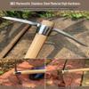 Wooden Handle Stainless Steel Mini Pickaxe & Hoe
