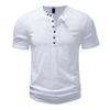 Men's T-shirts and Tank Tops Summer Casual Short Sleeve Solid Color Button Designer Golf Wear Man Basic Camisetas De Hombre