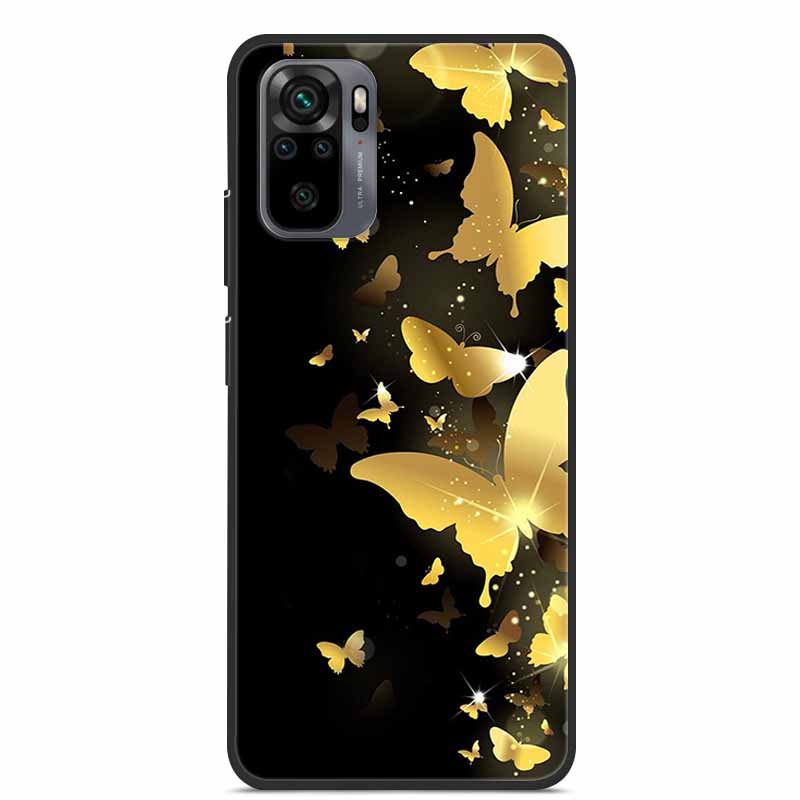 Dla Xiaomi Redmi Note 10S Case silikonowa tylna okładka etui na telefony dla Xiaomi Redmi Note10T 2021 miękki futerał uwaga 10S 10T 10 T S Coque