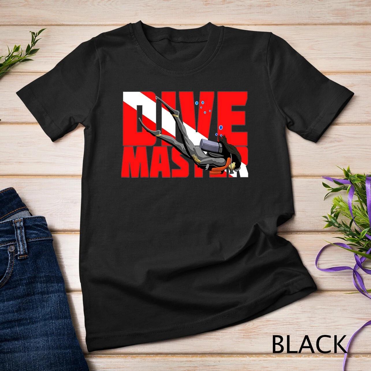 Woman Scuba Diving Dive Master T-Shirt Unisex T-shirt 1 4XL