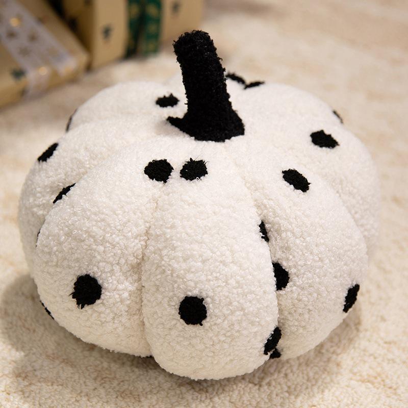 Halloween Cartoon Pumpkin Plush Throw Pillow - Long Doll for Sofa Decoration & Backrest