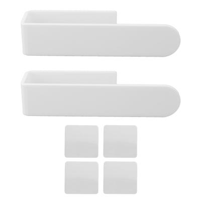Self Adhesive Hand Towel Holder U Shaped Space Saving Acrylic Wall Mounted Hand Towel Bar Towel