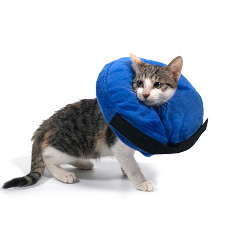Soft Inflatable Dog Cone Collar Alternative For Small Medium Large Dogs Neck Recovery E Collar Donut Collar After Surgery Pet Protective Ring