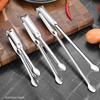 Stainless Steel Food Tongs for Buffet BBQ Long Handle Non-Slip Food Clips Rust-Proof Dishwasher Safe Kitchen Utensils for Seafood Bread Vegetables