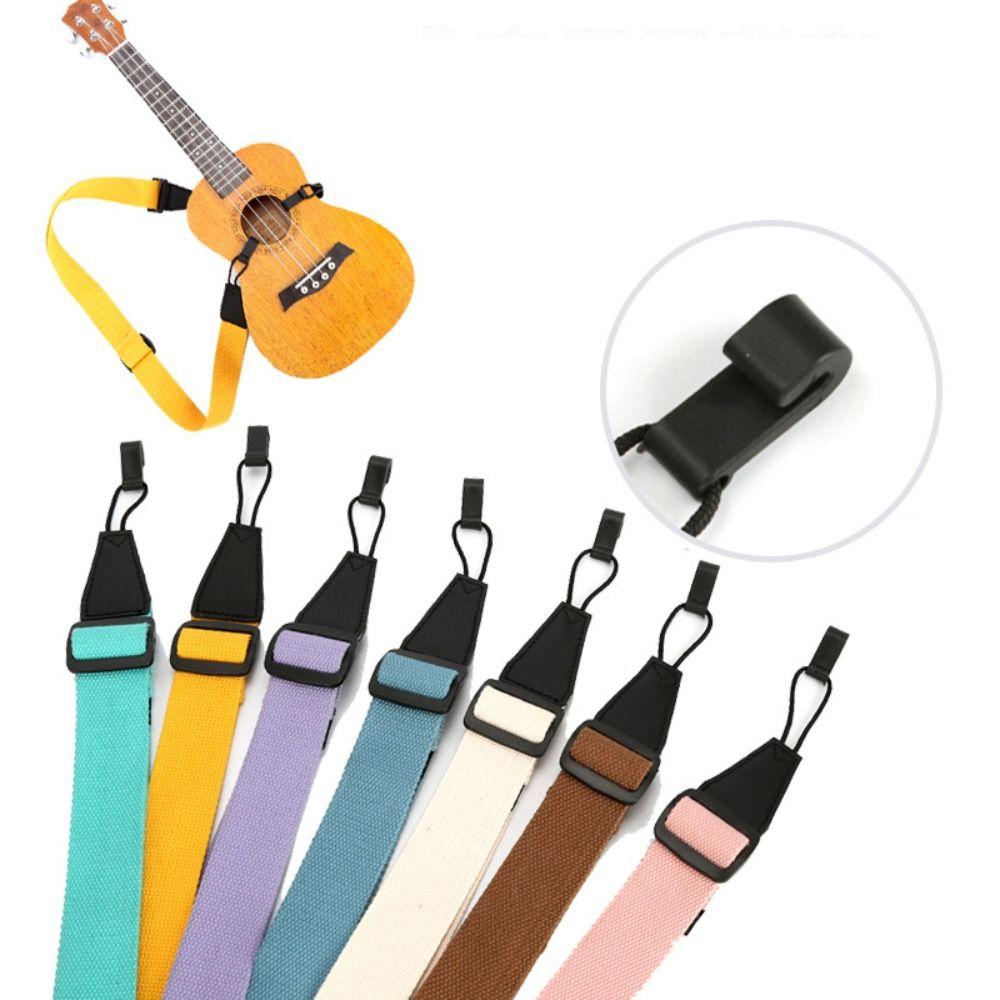 Langlebiger Gitarrengurt Verstellbarer Ukulelengurt Musikinstrument Halsgurt Gitarrenzubehör