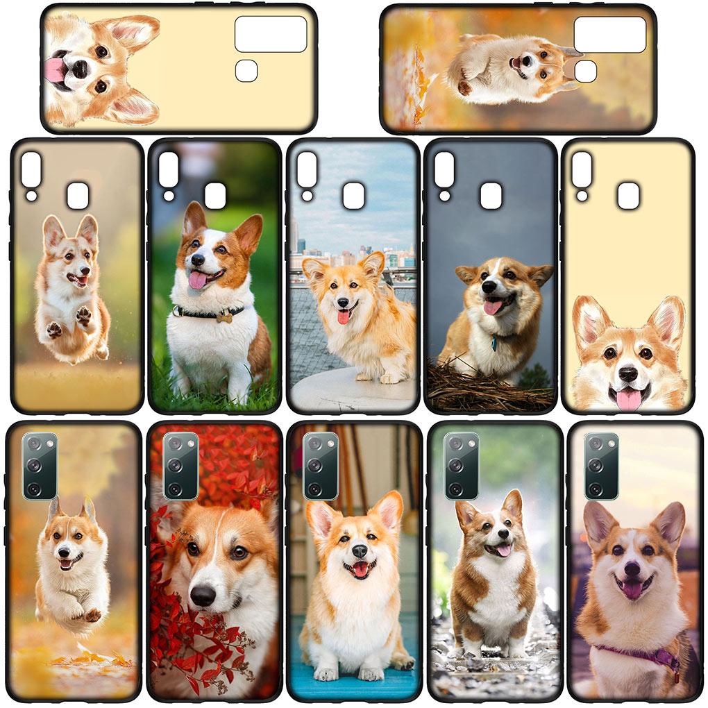 Dog Cute Corgi Cover Phone Casing for Xiaomi Redmi Note 12 11 10 9 Pro 9S 10S 11S 9A 9C NFC 9T 10A 10C 12C Soft Case