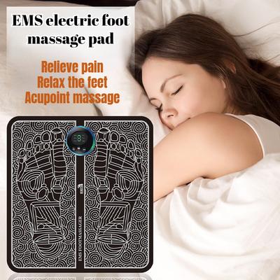 EMS elektrický masážní podložka na nohy Úleva od bolesti Uvolnění nohou Akupunktické body Masážní podložka Šok Svalová stimulace Zlepšení krevního oběhu