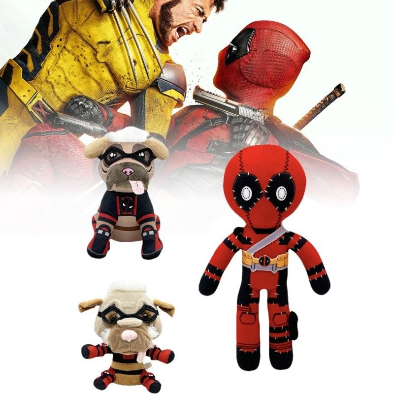 Cute Adorable Deadpool Wolverine Plush Toy Figurines For Kids Collectors