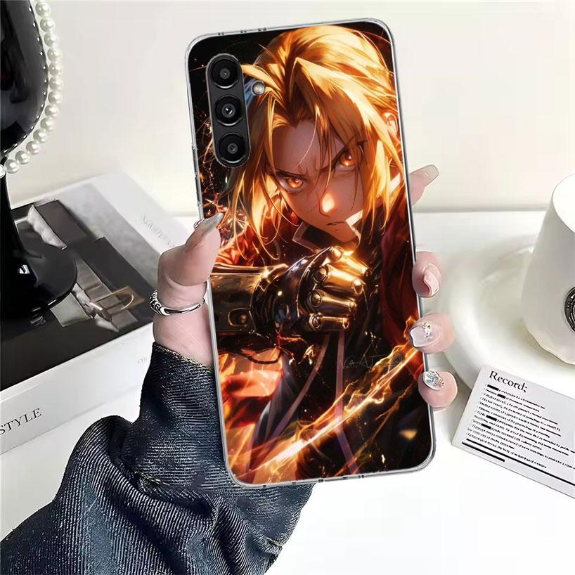 Anime F-ullmetal A-Alchemist Phone Case For Samsung Galaxy A13 A14 A15 A16 A17 A53 A54 A55 A56 A57 A33 A34 A35 A36 A37 A23 A24 A