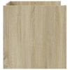 Coffee Table Sonoma Oak 80 x 50 x 50 cm Particleboard