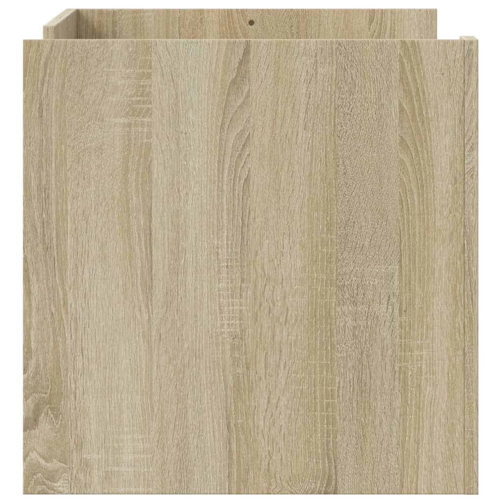 Coffee Table Sonoma Oak 80 x 50 x 50 cm Particleboard