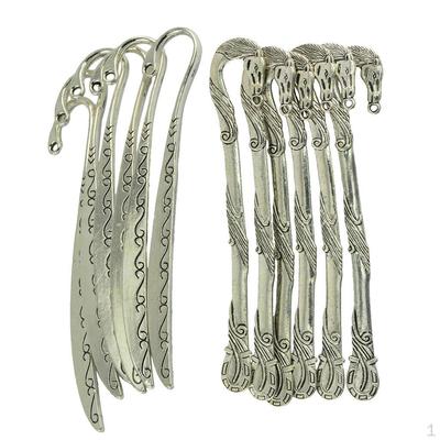 12 Pieces Horse Beading Bookmarks with Loop for DIY Craft Finding