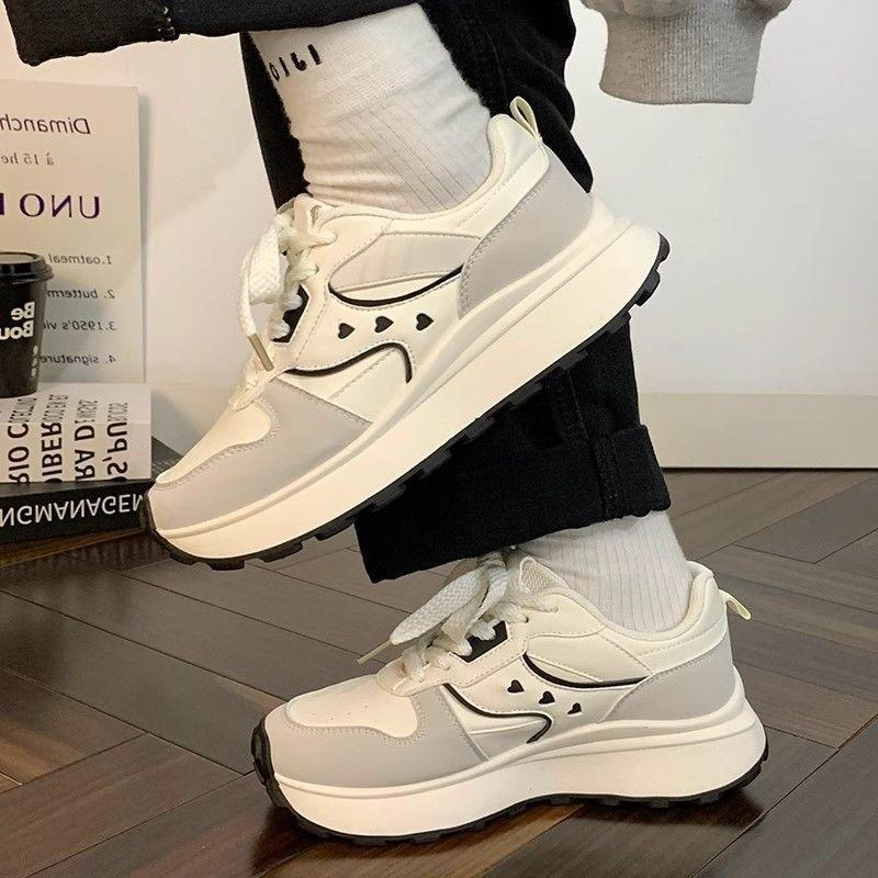 Fashion New 2025Spring Autumn Popular Women's Shoes Versatile Casual Soft Bottom Thick Bottom Summer Vulcanize
