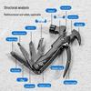 Outdoor-Multitool mit hoher Härte: Klappzange, Schraubenschlüssel, Hammer, Sonnenring-Drehkern