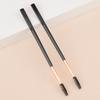 Double head double head eyebrow glue brush/eyelash roll can be dug powder milk eyebrow brush can be bent spiral eyebrow brush