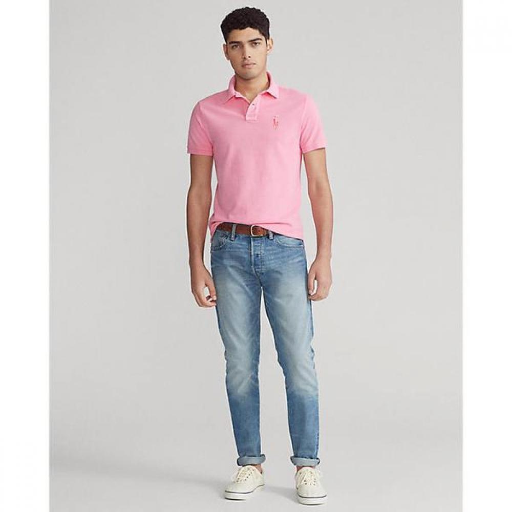Polo Ralph Lauren Men S Pink Pony cuStom Slim Fit Polo Shirt Mnpokni1n820984650