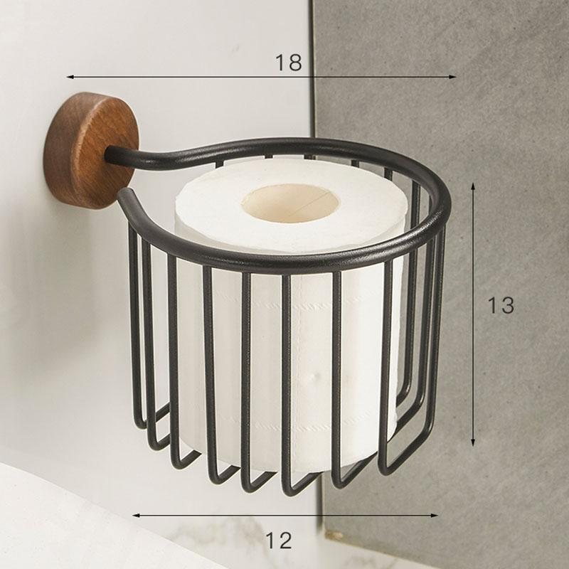 

Black/White Wood Bathroom Paper Towel Holder Aluminum Toilet Paper Plane Bathroom Shower Storage Rack Wall Mounted Shelves