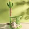 Cactus Cat Tree with Space Capsule & Scratching Post