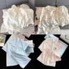 Cotton Sleepwear Set Women Summer Thin Short Sleeve Shorts Comfortable Home Wear For Relaxing