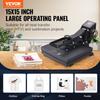 VEVOR Heat Press Machine 15 X 15 In/38.1 X 38.1 Cm Sublimation Printer Transfer for DIY T-shirt