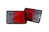 Left & Right Set Flowing Turn Signals Sequential Tail Lamp, Red Clear Lens, All