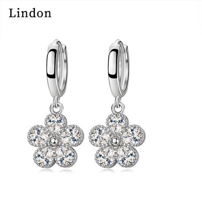 Lindon – boucles d'oreilles en alliage de cuivre et Zircon, boucles d'oreilles pendantes pour femmes, cadeaux de fête de mariage