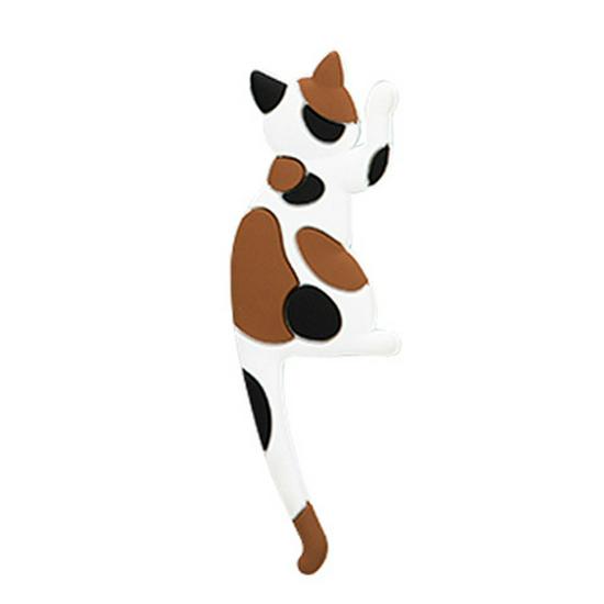 Strong Magnetic Cat Tail Fridge Magnet Hook - Creative Japanese Cartoon Design