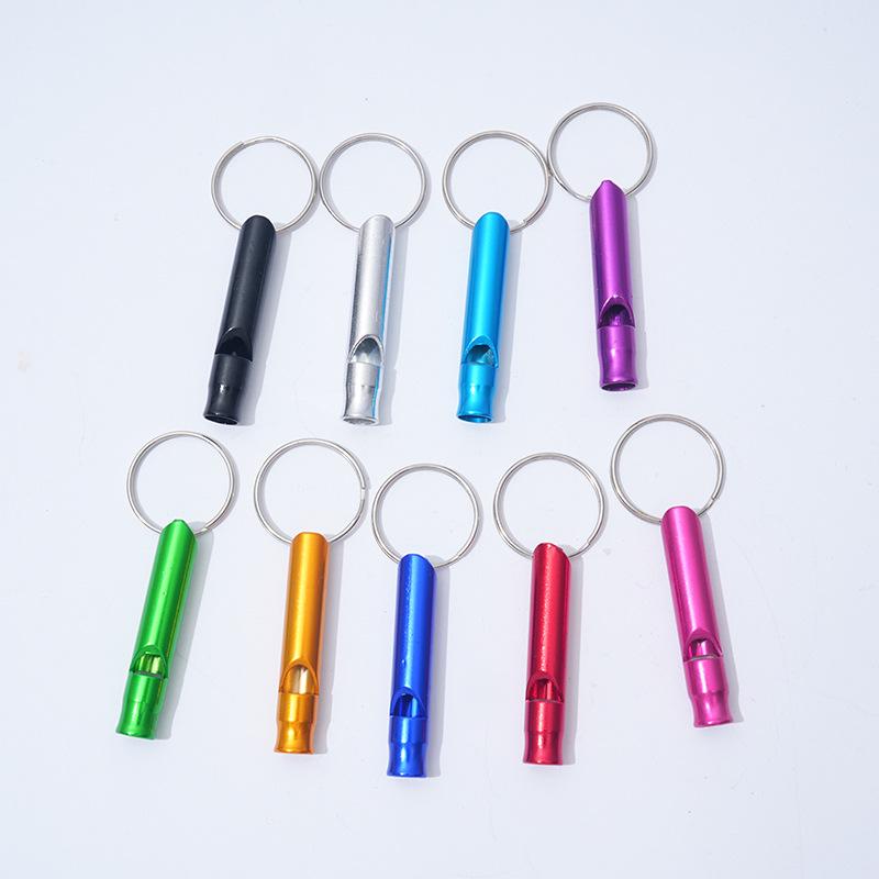 Multifunctional Outdoor & Pet Training Survival Whistle Keyring