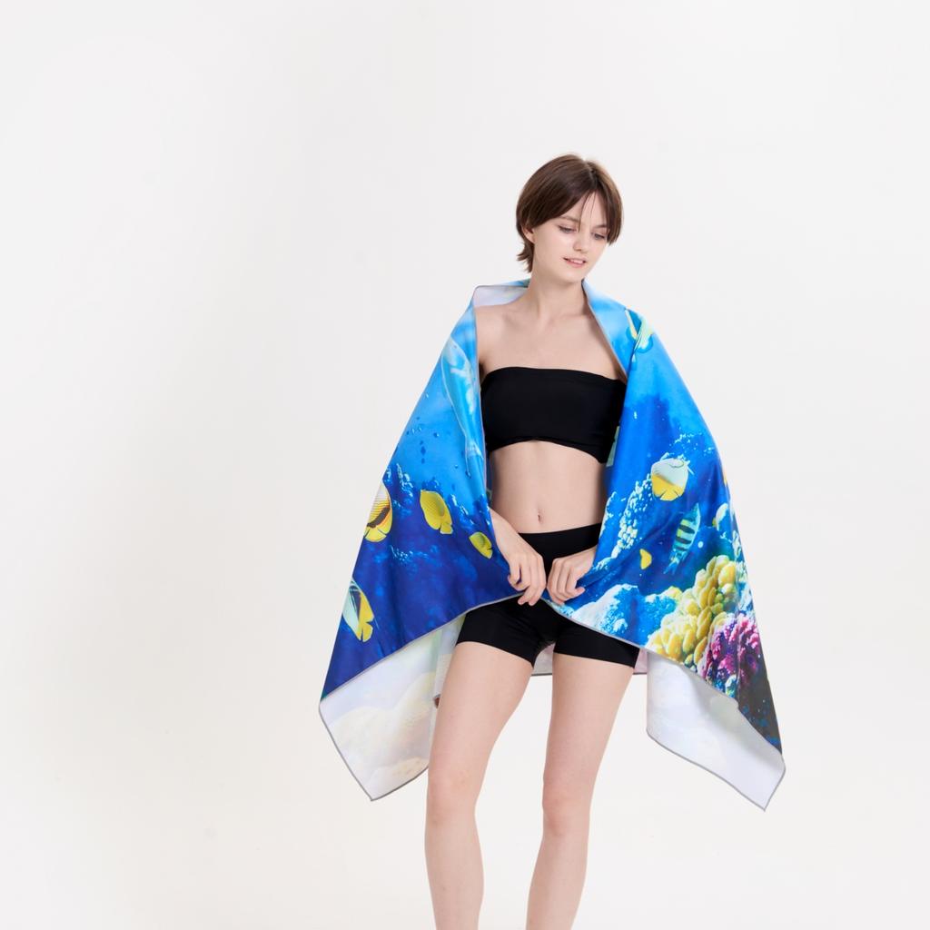 Microfiber Towel Quick Dry Towel Travel Towel Sports Towel Beach Towel Sandproof Soft Light Towel For Swim, Yoga, Gym