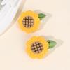 2Pcs Sunflower Hair Clips DIY Knitted Hairpins For Girls Daily Wear Handmade Children Playful School Party Accessories Headwear