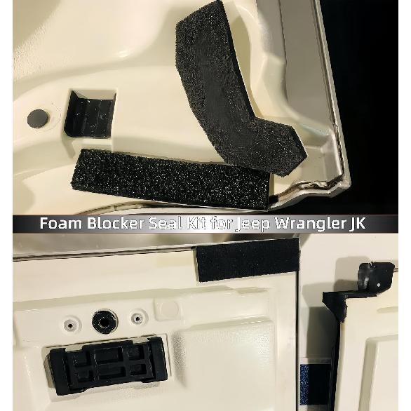 POETRYXIAO Hard Top Seal Kit,Foam Blocker for 2011-2014 Jeep Wrangler JK,Weather Stripping OE Reference 68026937AB