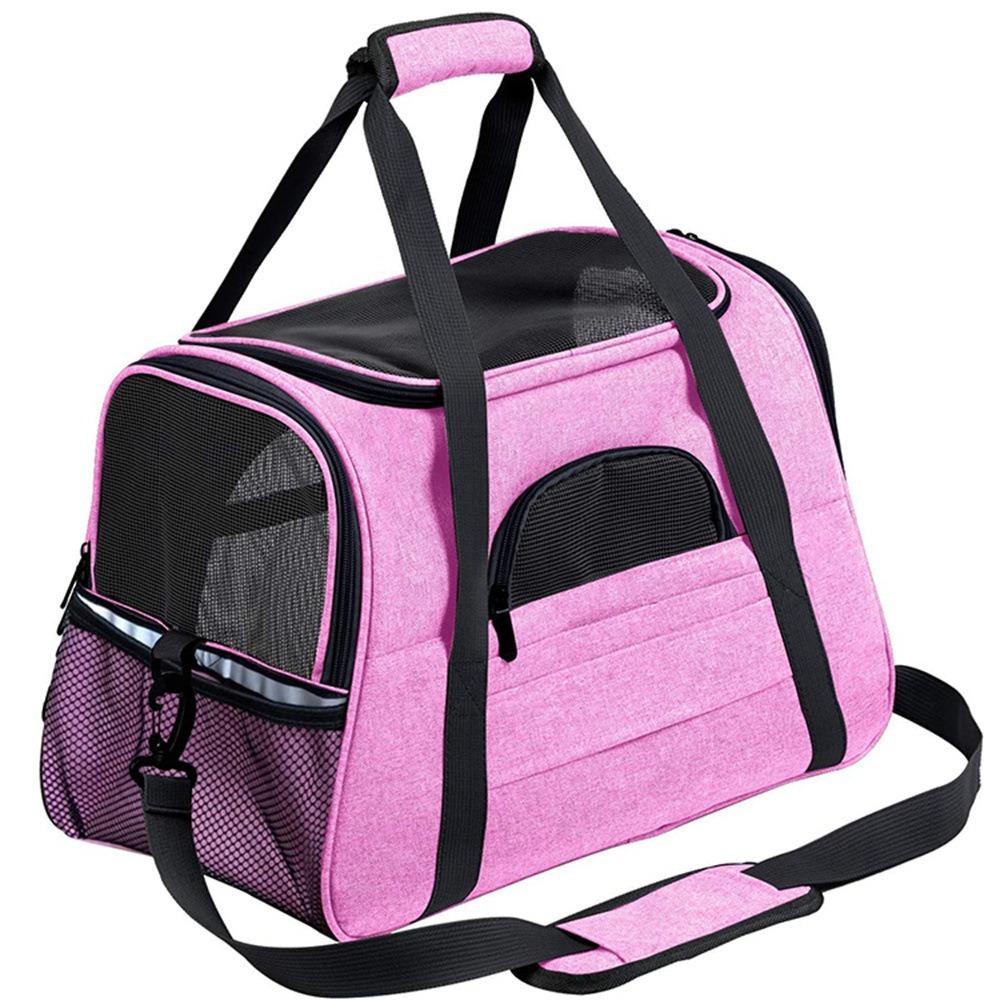 Portable Portable Cat Bag for Outdoor Use, Transparent, Breathable, Foldable Pet Bag That Can Be Diagonally Crossed, Car Cat and Dog Bag