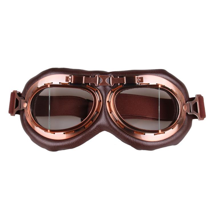Motorcycle Riding Goggles, Vintage Classic Glasses Outdoor Sports Windproof Goggles Sand Karts