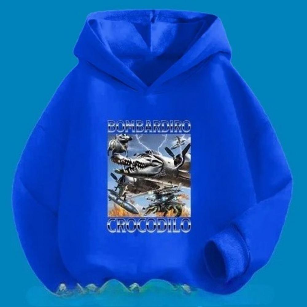 Cappuccino Printed Cartoon Children's Hoodie, Warm and Cute Hoodie for Autumn and Winter, Comfortable and Soft Top for Girl