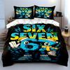 Number Character with Christmas Design Bedding Set for Kids Luxury Gift 3pcs Digital Print Comforter Set Soft Comfortable