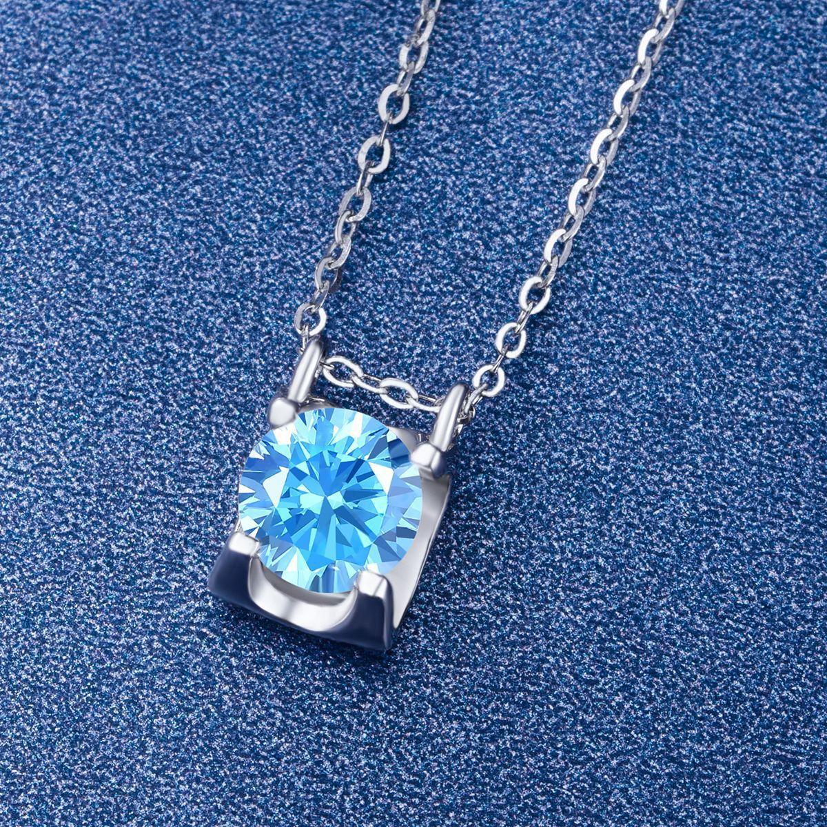 

Moissanite Cow Head Necklace 925 Sterling Silver High Grade Women Korean Style Clavicle Chain Ornament 925