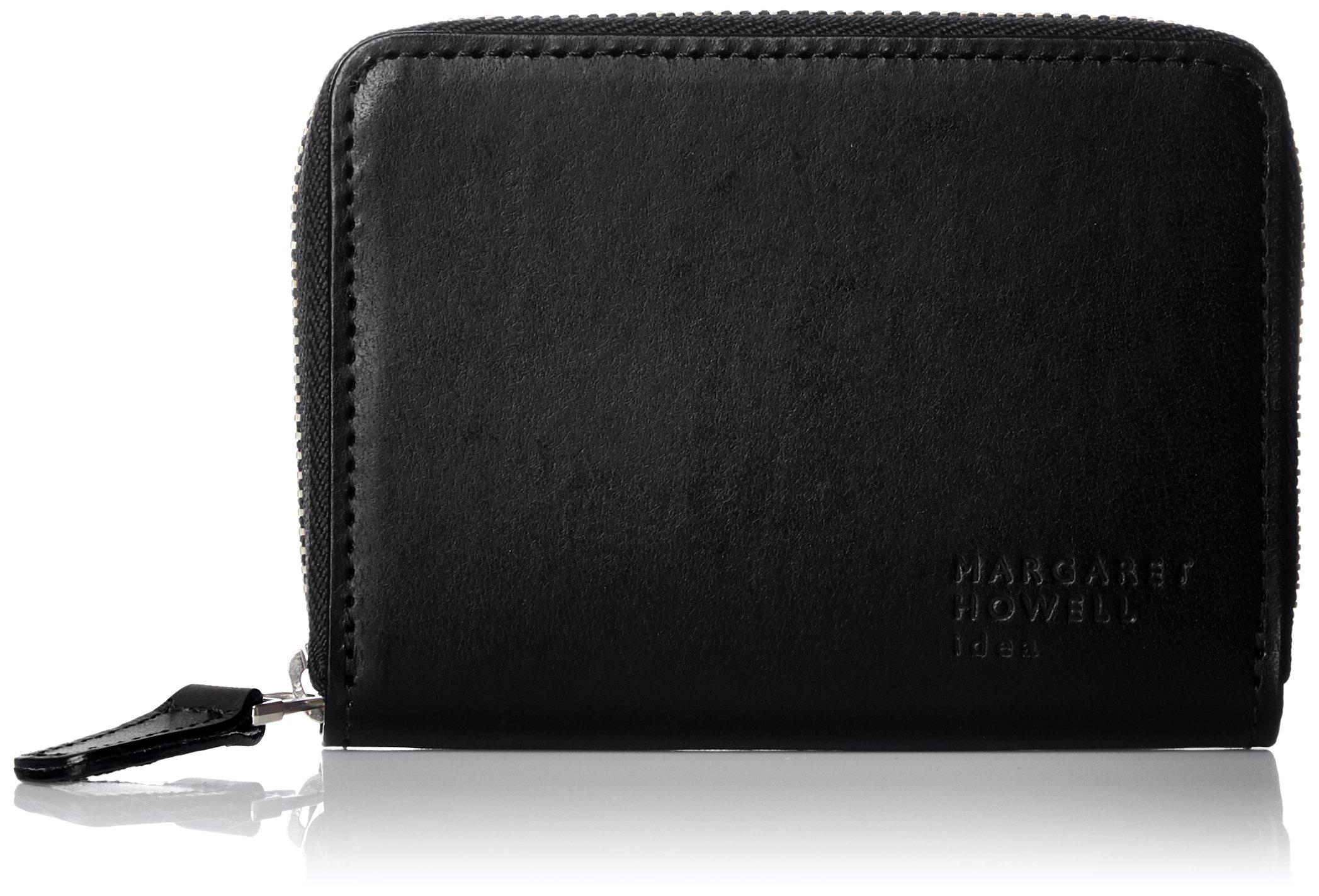 

Howell Coin Coin Coin Unisex Coin Purse with Card Compact Coin Made in Cowhide Genuine MHMW3HC1 Black [Margaret Idea] Purse, Men s Purse, Women s чорний