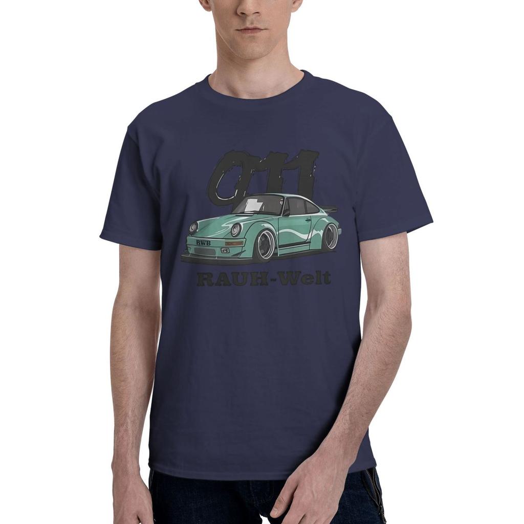 RWB Sports Car Graphic 100 Cotton Casual Breathable Confortable Clothes Mens Clothing Brands Mens Gifts
