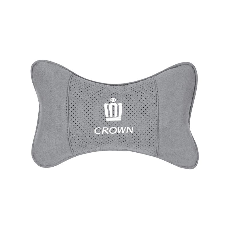 

1Pcs Car Headrest Auto Seat Head Neck Rest Pillow For Toyota Crown JZS171 JZS171W JZX175 JZX171 GRS180 181 182 183 184 200 S170 For Crown сірий колір