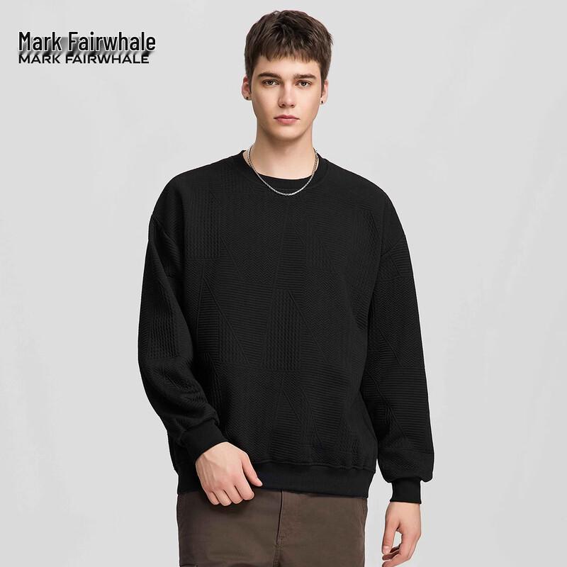 

Mark Fairwhale Men s Solid Round Neck Pullover Sweatshirt 3XL