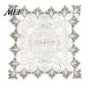 Decorative Table Covers for Weddings White Lace Doily, Elegant Retro Placemat, Embroidered Placemats Dining Mat, Rectangular Round Oval Doilies