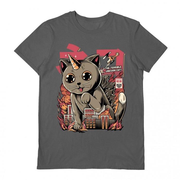 Ilustrata Unisex Adult Catzilla T-Shirt